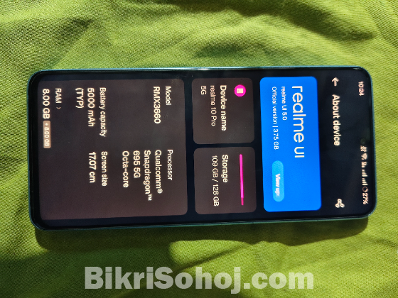 Realme 10 pro 5g auidittion